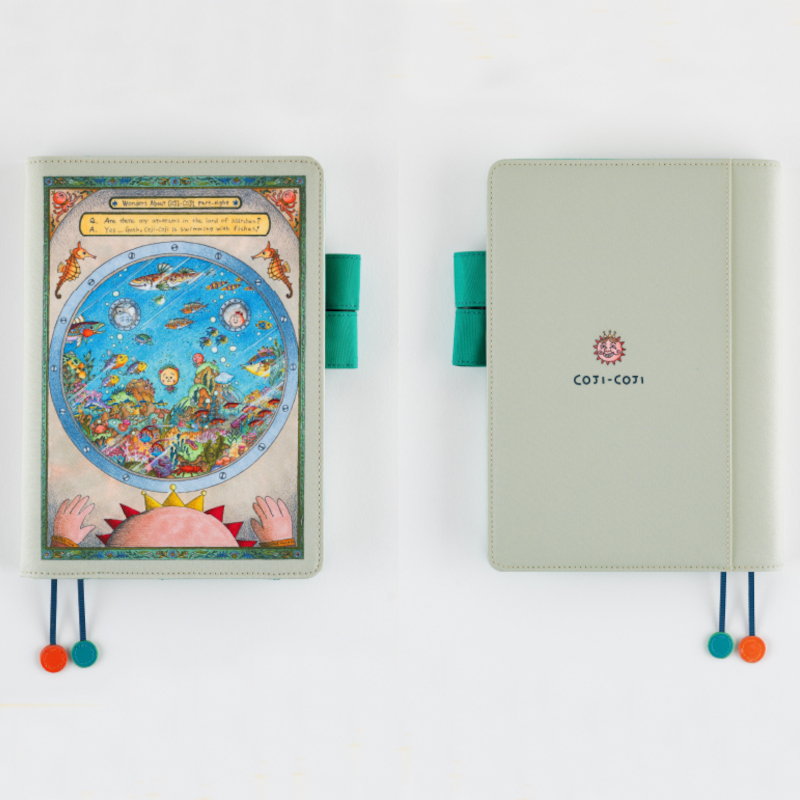 Hobonichi Planner Cover for A5 Cousin - Coji-Coji: Aquarium (LOFT Limited 2025) Hobonichi Planner Cover for A5 Cousin - Coji-Coji: Aquarium (LOFT Limited 2025)